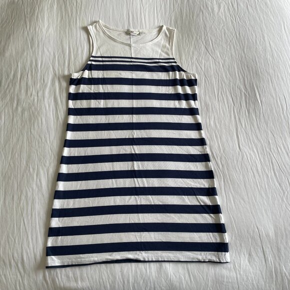Vineyard Vines Striped 100% Cotton Dress (sz M) - Picture 2 of 5